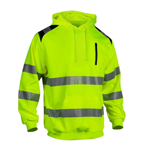 Veste de sécurité réfléchissante d'hiver en polyester de classe 3 à haute visibilité pour la construction et la sécurité - Product Image 3