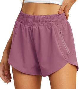 Customized Logo High Waist Hot Shorts Solid Sexy Women's Sporty Gym Tennis Yoga Quick Dry Breathable Spandex/Polyester Skirts - Product Image 1