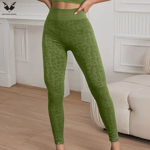 Short Sleeve <b>Crop</b> <b>Top</b> & High-Waisted Premium Quality Newest Factory Price Best Seller Breathable Cotton T-Shirt And Leggings Set - Product Image 5