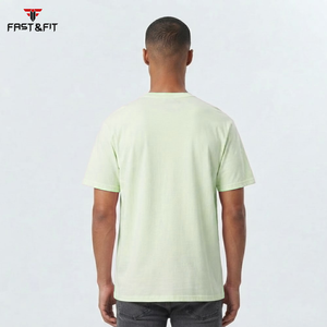 Hot Selling Custom Wholesale Price Sport T-shirt Gym Oversized Loose Fit Short Sleeve 100% Cotton Screen Printed Shirt - Product Image 2