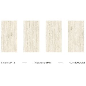 New Design Treventino Series Matte Porcelain Tile 600x1200mm 9mm Modern Floor <b>Wall</b> Tile Low Water Absorption - Product Image 4