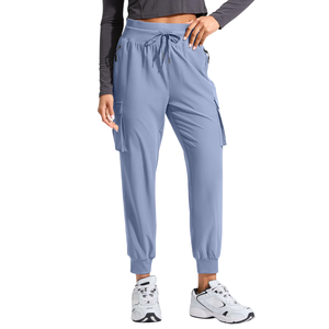Women's Custom High Quality Cotton Cargo Pants Comfortable Vintage Workwear <b>Trousers</b> <b>Elastic</b> <b>Waist</b> for Sleek Retro Vibe - Product Image 6