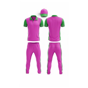 ชุดยูนิฟอร์มคริกเก็ตพิมพ์ลายแบบซับลิเมชั่นสไตล์ใหม่สำหรับผู้ใหญ่ ผ้าคุณภาพสูง ออกแบบเองได้ น้ำหนักเบา ระบายอากาศได้ดี แห้งเร็ว - Product Image 2