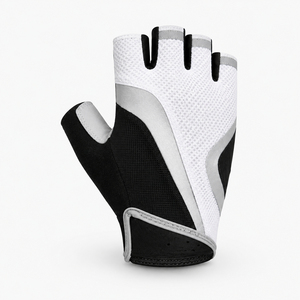 Gants de cyclisme demi-doigts à séchage rapide en maille, fournisseur OEM ODM, logo personnalisé, fabrication en gros pour marques mondiales - Product Image 2