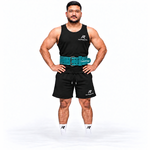 <b>Men</b> Adjustable Leather Powerlifting <b>Belt</b> Gym Training Waist Support Custom Logo Private Label Wholesale OEM Equipment Fitness - Product Image 1