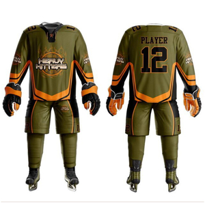 Maillot de hockey sur glace pour hommes Pirates, logo personnalisé sublimé, évacuation de l'humidité, manches longues, coupe classique, uniforme adulte - Product Image 5