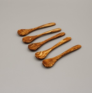 Cuchara de Té de Madera Natural Reutilizable, Cuchara Medidora de Café y Azúcar, Acabado Liso, Utensilio de Cocina - Product Image 4