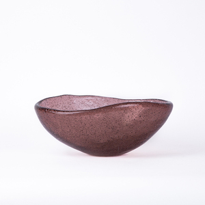 Fournisseur de confiance, bol à salade en verre soufflé à la main, verrerie décorative de luxe pour la cuisine et la salle à manger - Product Image 4