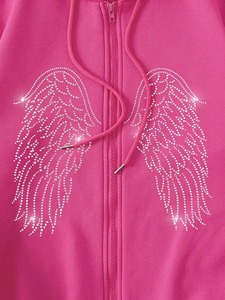 Sudaderas Personalizadas con MOQ Bajo, Venta al Por Mayor, Fabricante OEM, Estilo Gótico Punk Urbano, Felpa de Algodón - Product Image 5