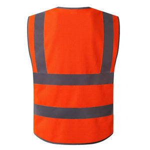 Veste de sécurité imperméable à haute visibilité, classe 1 ANSI, classe 2 EN ISO 20471, réfléchissante, réglable, avec LED clignotante, personnalisable, vente en promotion - Product Image 2