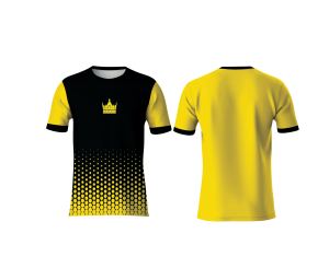 T-shirt de performance en polyester à sublimation frontale, écologique, anti-humidité, pour l'entraînement en salle, la course et les sports de plein air - Product Image 4