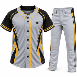 Conjunto de Uniforme de Béisbol Sublimado Personalizado para Niños, Jersey y Pantalones, Fabricante OEM de Ropa Deportiva para Equipos Juveniles de Béisbol - Product Image 4