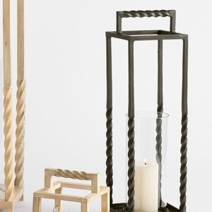 Juego de Portavelas de Metal Fundido Moderno, Candelabro de Cristal, Portavelas de Pilar, Centro de Mesa de Lujo para Bodas y Eventos al Aire Libre - Product Image 2