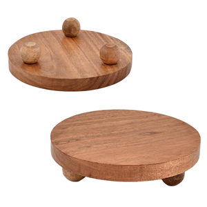 Support de Présentation en Bois d'Acacia pour Plantes, Socle Vintage pour Salle de Bain, Organisateur Écologique pour Savon, Bougies et Parfums - Product Image 4
