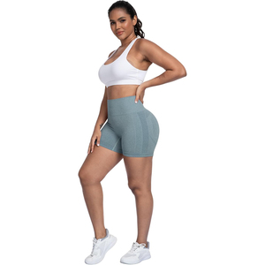 Shorts Deportivos Brillantes en la Oscuridad para Mujer, Cintura Alta, para Yoga, con Detalles Reflectantes, para Entrenamiento Nocturno - Product Image 4