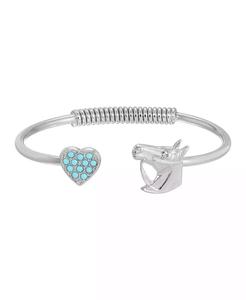 Bracciale a Polsino con Cuore di Cristallo |   2028 - Product Image 1