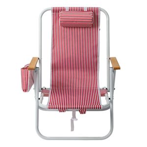 Sedia da Spiaggia da 24 Pollici, Comoda e Portatile, in Ferro con Tessuto Oxford, per Soggiorno, Meditazione o Palestra - Product Image 2