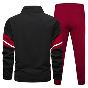Nuevo Conjunto Deportivo de Dos Piezas para Hombre, Chaqueta de Punto Suave con Cierre Completo y Pantalones Jogger de Algodón, para Gimnasio, Fitness y Uso Casual - Product Image 2