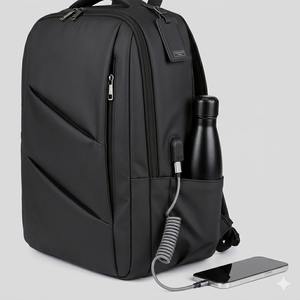 Mochila Profesional para Portátil de Negocios, Impermeable, Antirrobo, con Puerto de Carga USB - Product Image 5