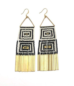 Pendientes Ligeros Bordados con Cuentas, Pendientes de Cuentas Bordadas, Pendientes de Bordado con Cuentas Hechos a Mano, Totalmente Personalizables - Product Image 3