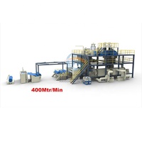 Équipement de production automatique de non-tissés spunbond avec moteur PLC et roulement pour semelles de chaussures et textiles techniques
