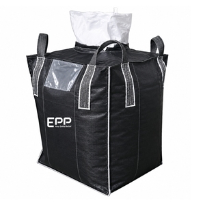 Sacs en vrac EPP Vietnam JB375EPP personnalisables avec logo, formables, 1m³ avec baffle, type Jumbo, en filet, pour emballage de ciment et riz, impression en gros - Product Image 1