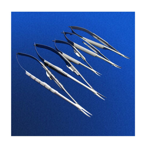 Lot de 5 porte-aiguilles de micro-chirurgie Castroviejo 2026 de qualité O.R. assortis, courbés, pour instruments médicaux - Product Image 6