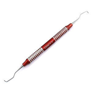 Lot de 7 Curettes Dentaires Gracey à Manche Creux, Instruments Dentaires Manuels Certifiés CE, Poignées Colorées, Acier Inoxydable, Soins Bucco-Dentaires, Double Usage - Product Image 3