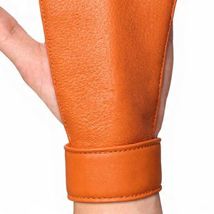 Guantes de Cuero Acolchados para Levantamiento de Pesas, Resistentes, Transpirables, para Entrenamiento, Gimnasio, Protección de Palmas - Product Image 3