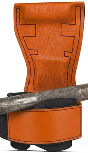 Soporte de Muñeca de Cuero con Cierre de Gancho y Bucle, Agarres de Cuero para Levantamiento de Pesas, Agarres de Cuero Unisex para Dominadas y Levantamiento de Potencia - Product Image 3