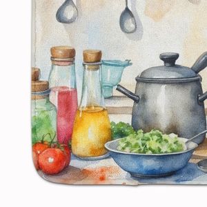 Cairn Terrier le Chef Tapis de cuisine en mousse à mémoire de forme Lavable en machine Tapis de bain anti-fatigue Coussin Confort Tapis de cuisine - Product Image 4