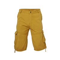 Pantalones Cortos Cargo de Lona para Hombre, Estilo Veraniego, para la Playa, con Múltiples Bolsillos, de Secado Rápido, Transpirables, 100% Algodón, Impermeables, Casuales, Estilo Urbano