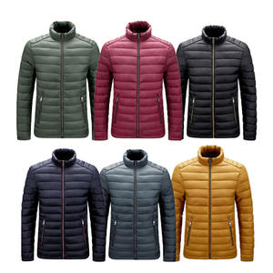 Veste d'hiver élégante pour homme avec capuche dissimulable, manteau matelassé décontracté à fermeture éclair, personnalisé, style streetwear, avec col montant - Product Image 1