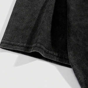 Camiseta Moderna con Estampado Gráfico para Hombre, Estilo Urbano con Lavado Ácido, Ropa Casual - Product Image 4