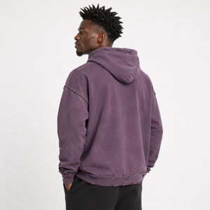 Sudadera con capucha para hombre con detalles desgastados, material suave y ajuste cómodo para la moda urbana moderna y atuendos diarios. - Product Image 5