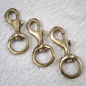 Solid Brass Swivel <b>Snaps</b> Bolt <b>Snap</b> Clip Eye <b>Snap</b> <b>Hook</b> Dog Collar Clip TIGER TOUCH TT-7924 - Product Image 4