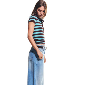Women's Casual for Shirt 100% Cotton Quick Dry Short Sleeve Solid Pattern Custom Logo Positions & Silk Screen Printing - Product Image 3
