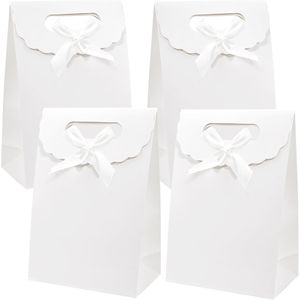 Set di 4 Sacchetti Regalo di Media Dimensione 7 X 4 X 10 Pollici con Manici per Feste, Compleanni, Matrimoni e Altre Occasioni - Product Image 1