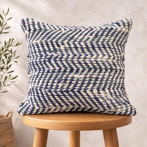 Sustainable Boho Pillowslip for Home Decor Foldable Recycled Pillow and Sofa Covers Wool Bohemian Pillow Case From India - Product Image 3