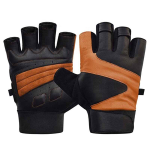 Gants de musculation respirants en néoprène à demi-doigts avec sangle de poignet réglable pour la gym et le cyclisme (unisexe) - Product Image 4