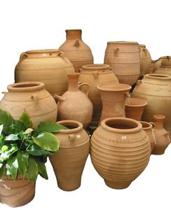 Cylindre de jardin extérieur auto-arrosant en argile violette de 5 L, style américain, avec trou de drainage, revêtement poudré écologique - Product Image 3