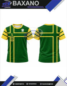 เสื้อยืดสั่งทำพิเศษสำหรับสตรีชมรม Chi Eta Phi สีเขียวเหลือง ปักตัวอักษรกรีก สไตล์ Preppy คอกลม ลำลอง เสื้อยืด CEPhi - Product Image 6