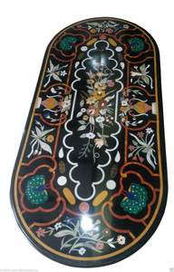 Superficie de Mesa de Lujo con Mosaico de Piedras Preciosas Pietra Dura - Product Image 6