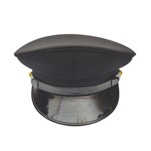 New Design Hand Made Officers Hats Outdoor Made in Wool Polyester Uniform Wear Officers Caps - Product Image 4