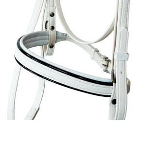 Heavy Duty Solid Color Leather Horse Bridle Premium Quality Durable Genuine Equestrian Riding Customizable Reusable Design - Product Image 2