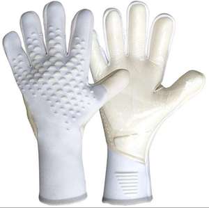Football Goalkeeper Gloves <b>Full</b> Finger PU Non <b>Slip</b> Breathable Unisex Sports Adjustable Wrist Strap Hook Loop Closure Finger - Product Image 6