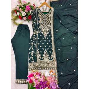 Designer Party Wear Top-Plazzo and Dupatta for <b>Prom</b> <b>Dresses</b> - Product Image 3