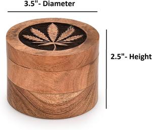 Cadeaux d'artisanat indien de luxe, bol à sel et à poivre, pot à épices, bol à condiments en bois, bol à sel pour le petit-déjeuner, vente flash - Product Image 4