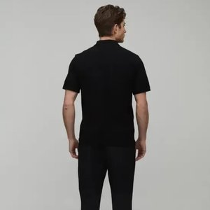 Polo noir 2026 en promotion – Vente en gros de polos 100 % coton avec logo brodé, polos de golf unis, polos personnalisés - Product Image 3