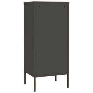 Armoire de rangement en acier 16.7 "x 13.8" x 40 "Anthracite pour l'organisation de la maison - Product Image 5